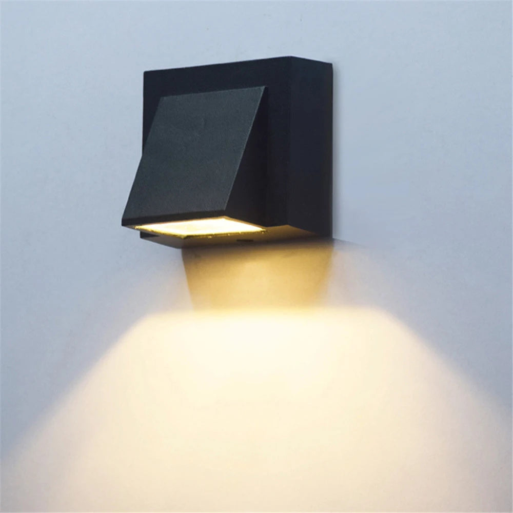 Lámpara de pared Led de 5/10 W de potencia, Impermeable para exteriores; aplique de pared ideal para balcones y jardines; iluminación decorativa (AC110V/220V).