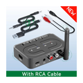 Receptor de audio Bluetooth 6.0 con entrada AUX de 3,5 mm y RCA, micrófono, adaptador inalámbrico estéreo HIFI, compatible con USB y U-Disk para amplificador de altavoces de coche