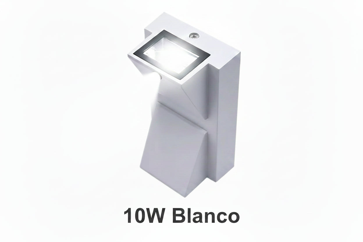 Lámpara de pared Led de 5/10 W de potencia, Impermeable para exteriores; aplique de pared ideal para balcones y jardines; iluminación decorativa (AC110V/220V).