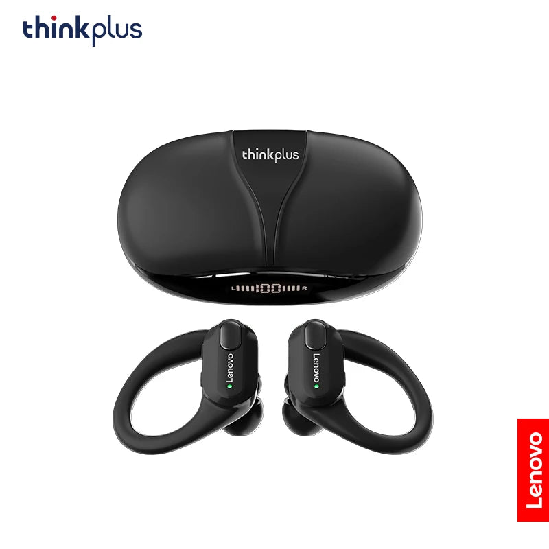 Auriculares inalámbricos deportivos Lenovo XT80 originales con micrófono, indicador LED de batería, sonido estéreo Hi-Fi, Bluetooth 5.3 TWS.