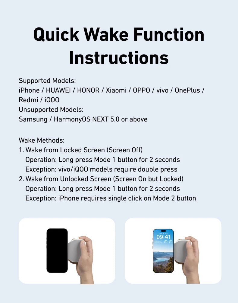 Empuñadura magnética para cámara de teléfono TELESIN, soporte para Smartphone con control remoto, para iPhone y Android.