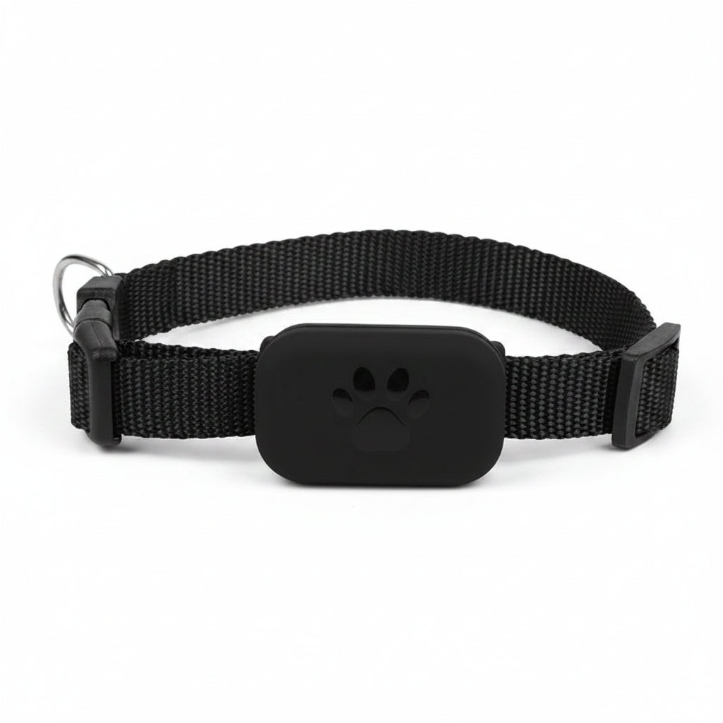 Localizador GPS remoto para mascotas compatible con la aplicación Buscar de Apple. Resistente al agua. Collar con alerta de movimiento y seguimiento en tiempo real. Localizador global anti pérdida para perros y gatos.
